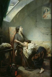 Die verarmte Familie oder Der Selbstmord, 1849